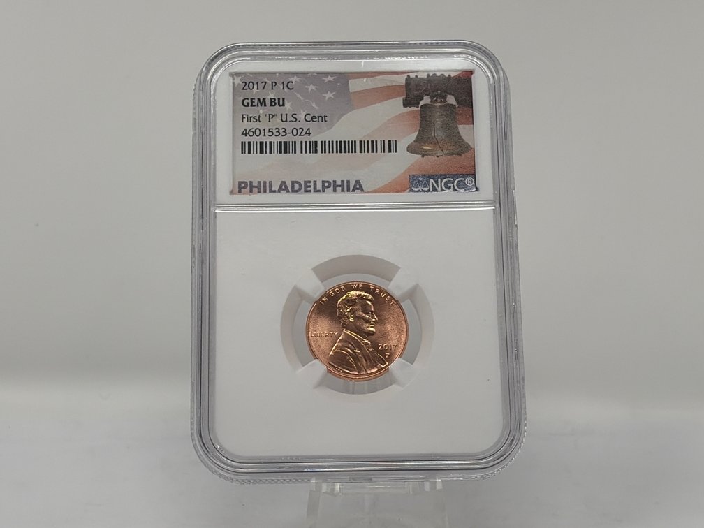 2017-P Lincoln Shield Cent NGC GEM BU