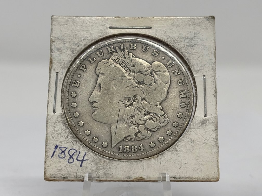 1884 United States Morgan Silver Dollar