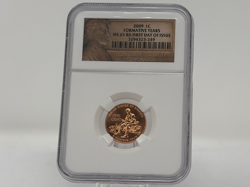 2009 Lincoln Cent Formative Years NGC MS 65 RD First Day of Issue