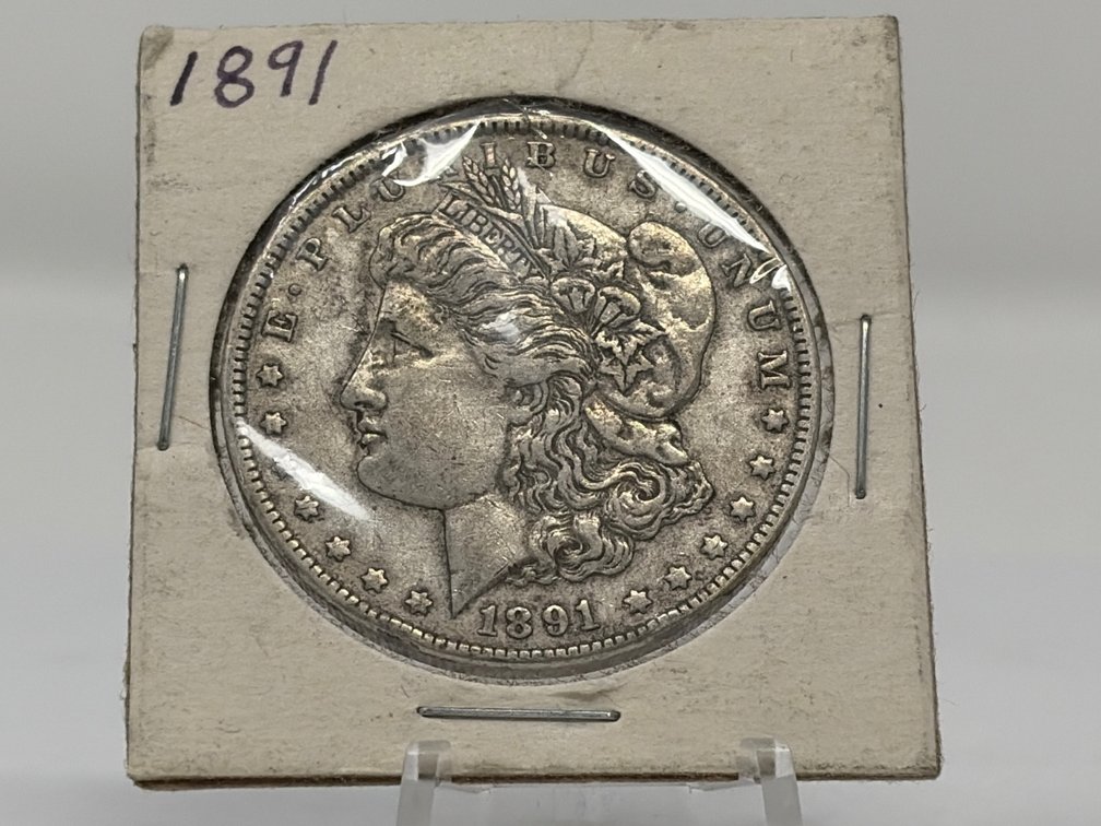1891 United States Morgan Silver Dollar