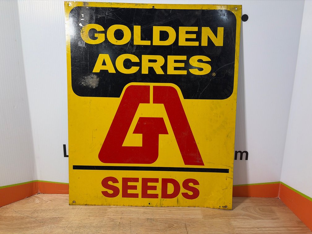 Golden Acres Seeds Metal Sign- 20” x24”