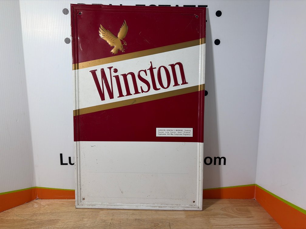 Winston Metal Sign- 17.5”x 27”