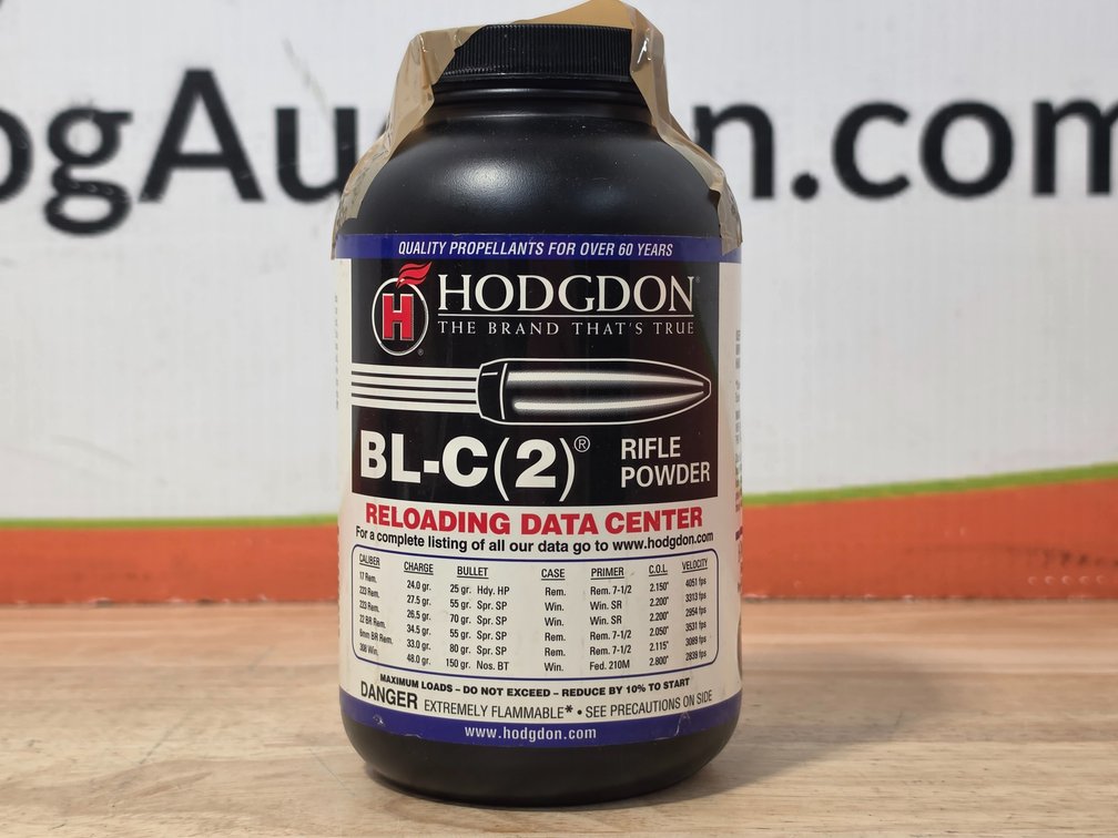 Hodgdon BL-C (2) Rifle Powder (1) Unused 1Lb Container