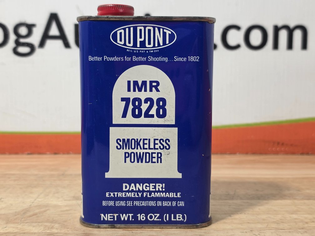 IMR 7828 Smokeless Powder Container and Contents Weigh 384 Grams