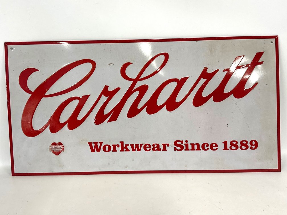 Carhart Metal Sign 24”x12”