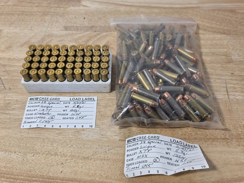 (175) +/- .38 Special Reload Rounds
