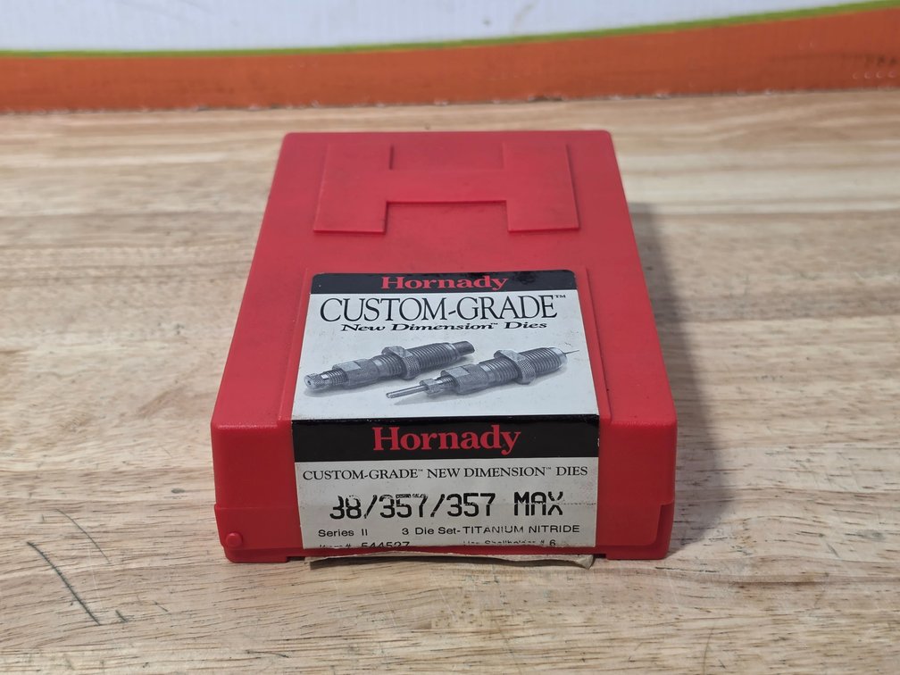 Hornady Custom Grade 38/357 3 Die Set