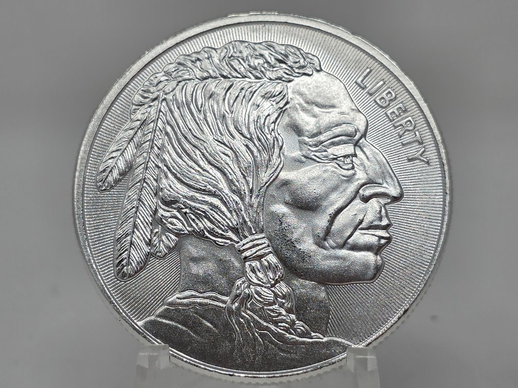 Buffalo 1 Oz .999 Silver Art Round