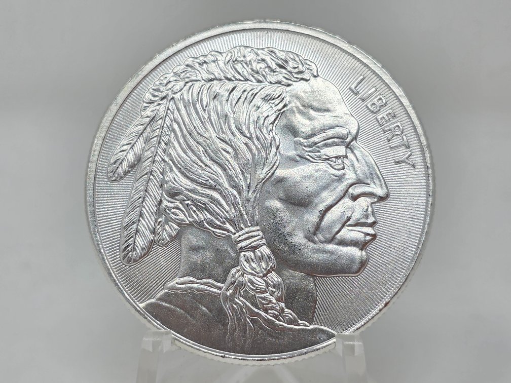 Buffalo 1 Oz .999 Silver Art Round