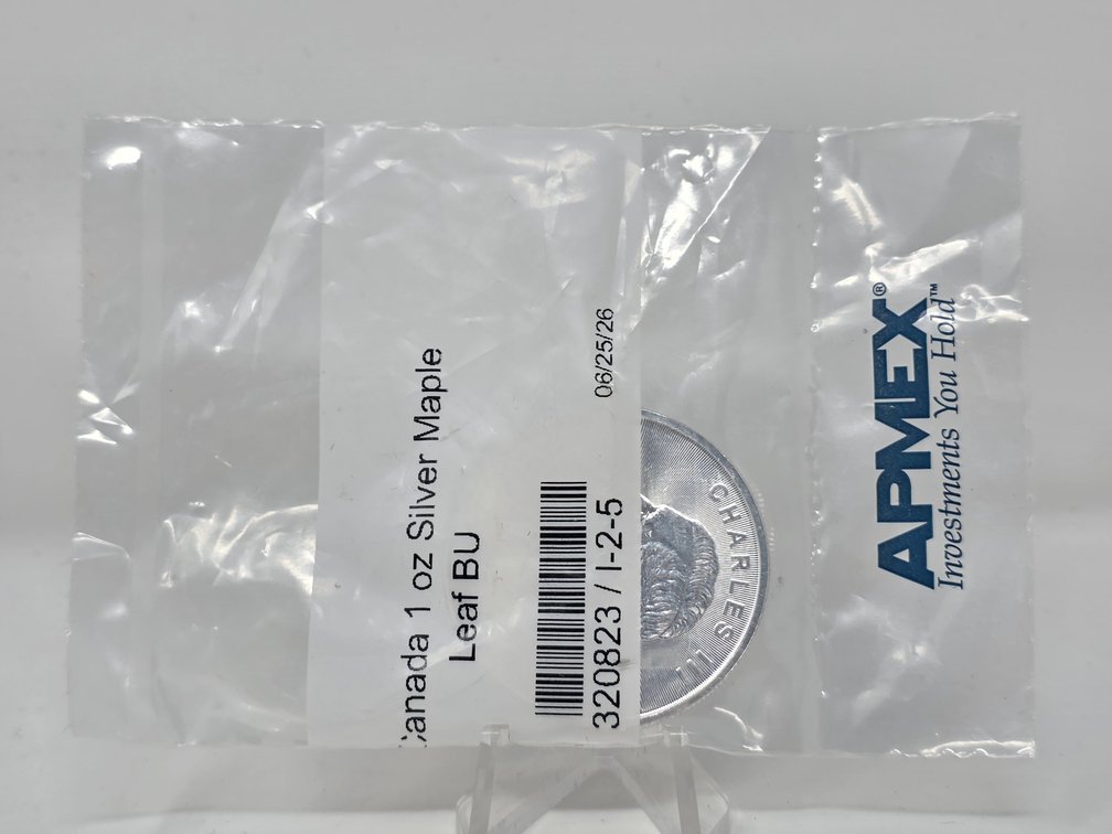 2026 Canada 1 Oz .999 Silver Maple Leaf - Sealed in APMEX Wrap