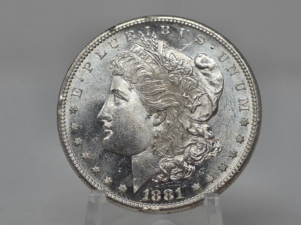 1881-S Morgan Silver Dollar - Proof Like w/ Capsule