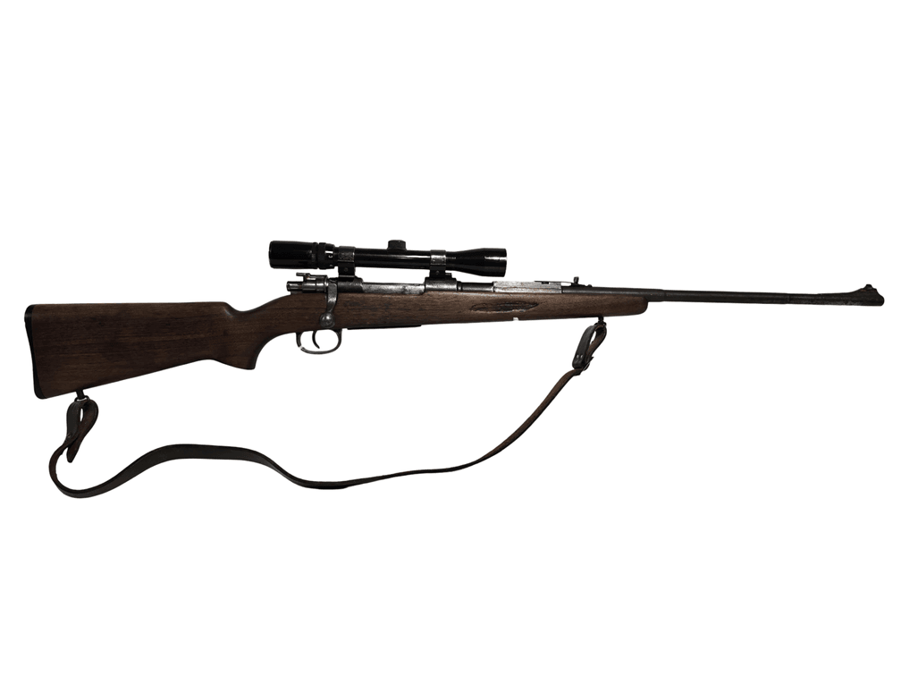 Mauser Model 98 7.92x57mm Caliber Rifle With Scope and Soft Case - Serial Number 1650