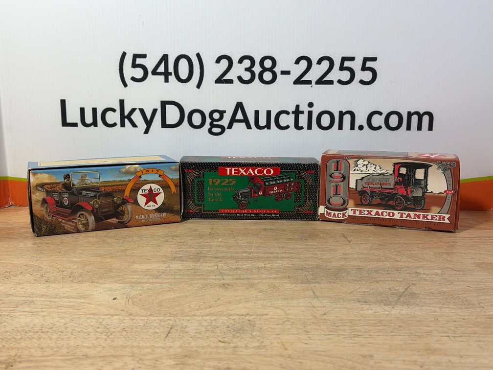 Texaco Collector's Series Die-Cast Locking Coin Banks