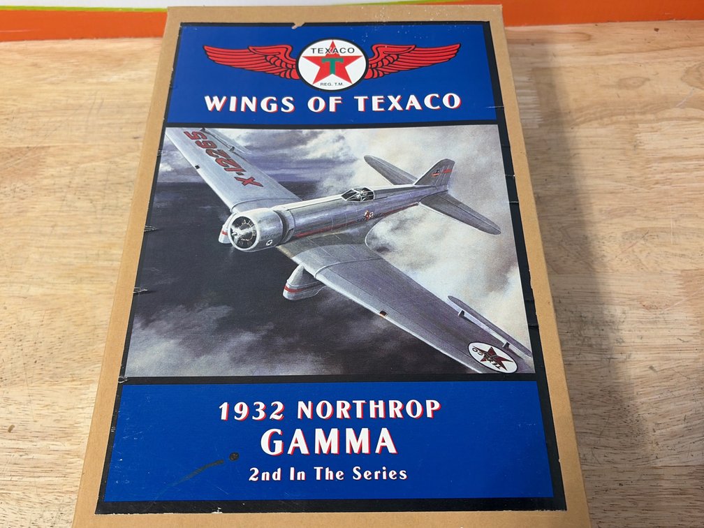 Ertl Texaco 1932 Northrop Gamma 2A Die-Cast Airplane Bank
