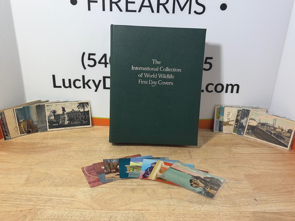 World Wildlife First Day Cover Album and Postcards