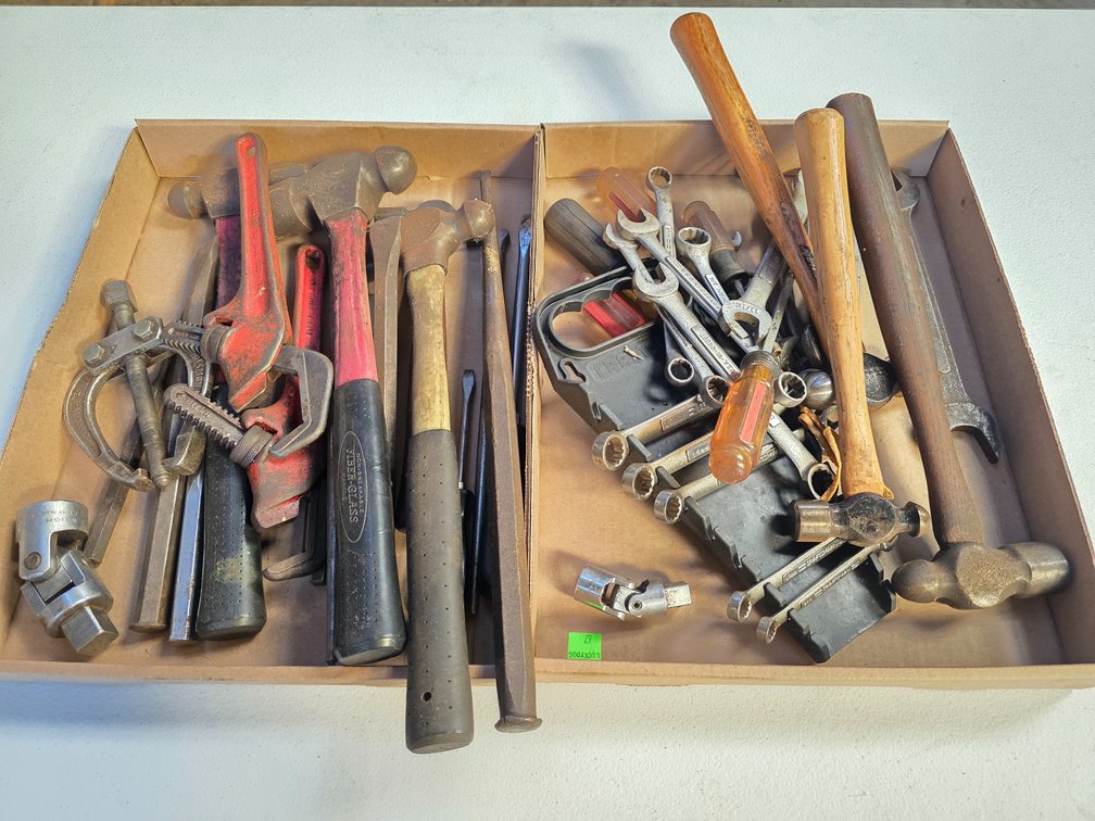 Assorted Tools - Most Appear To Be USA Made - 2 Flats Included