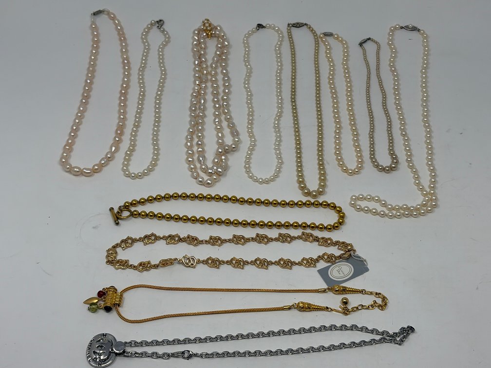 Pearl Necklaces, Chain Necklaces, and More