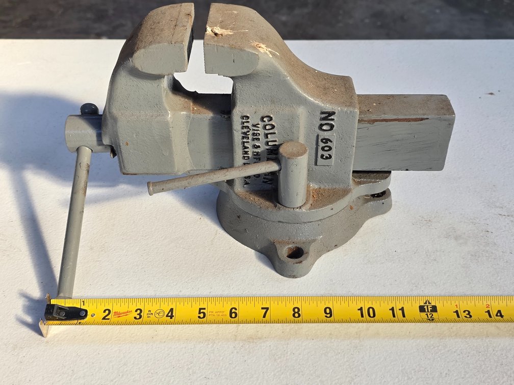 Number 603 The Columbian Bench Vise