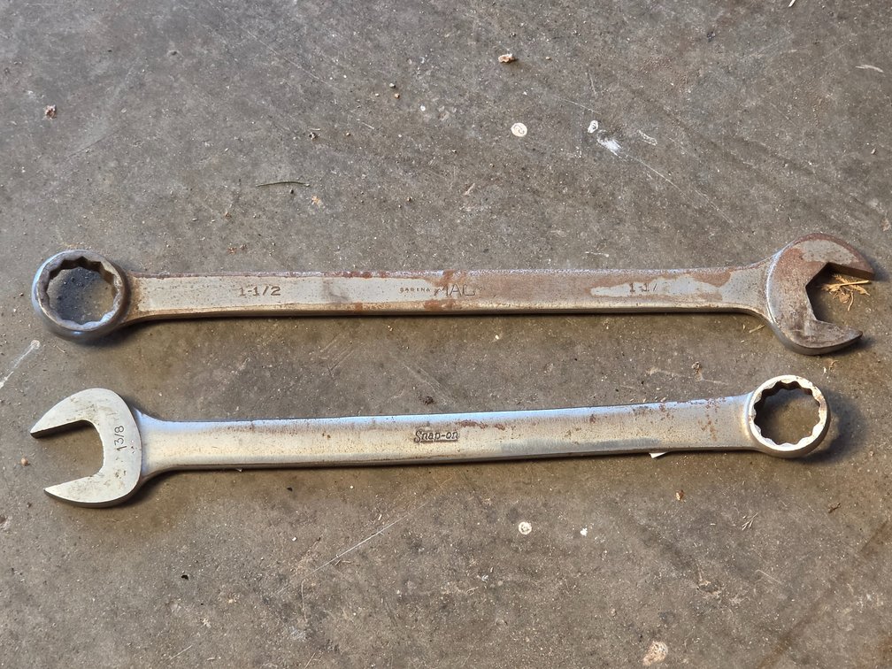 Snap-On 1 3/8" Wrench - Mac 1  1/2" Wrench