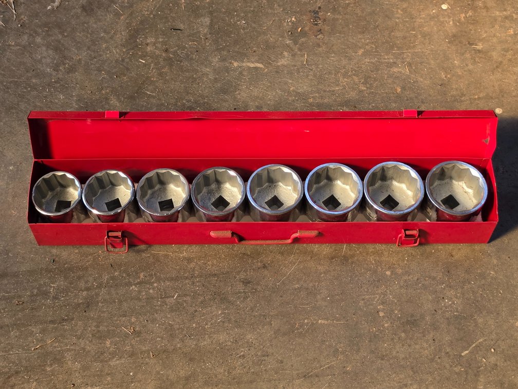 Pittsburgh 3/4" Drive SAE Socket Set w/ Case