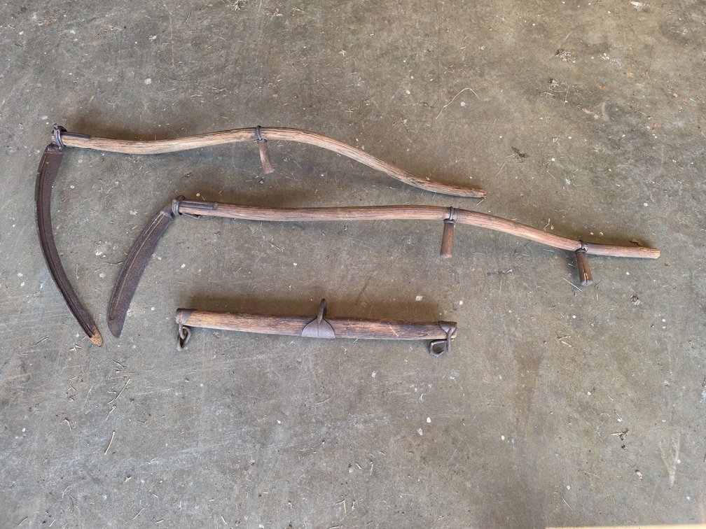 (2) Hand Scythes - Single Tree