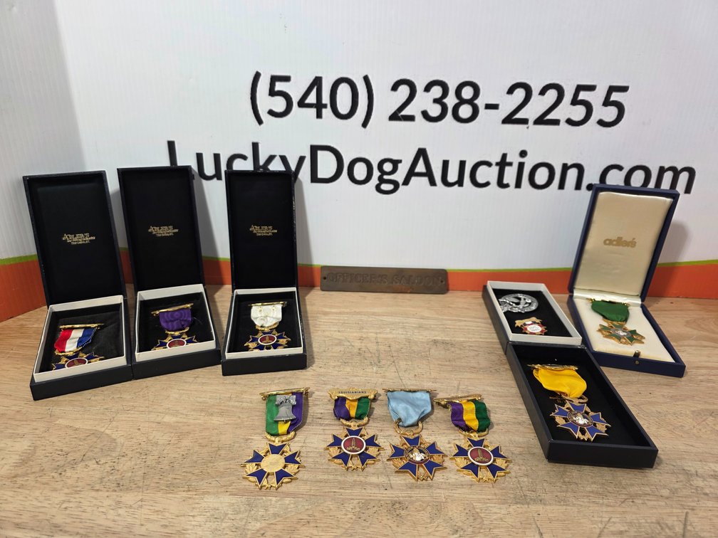 Krewe of Louisianians Medals and Officer's Saloon Plaque