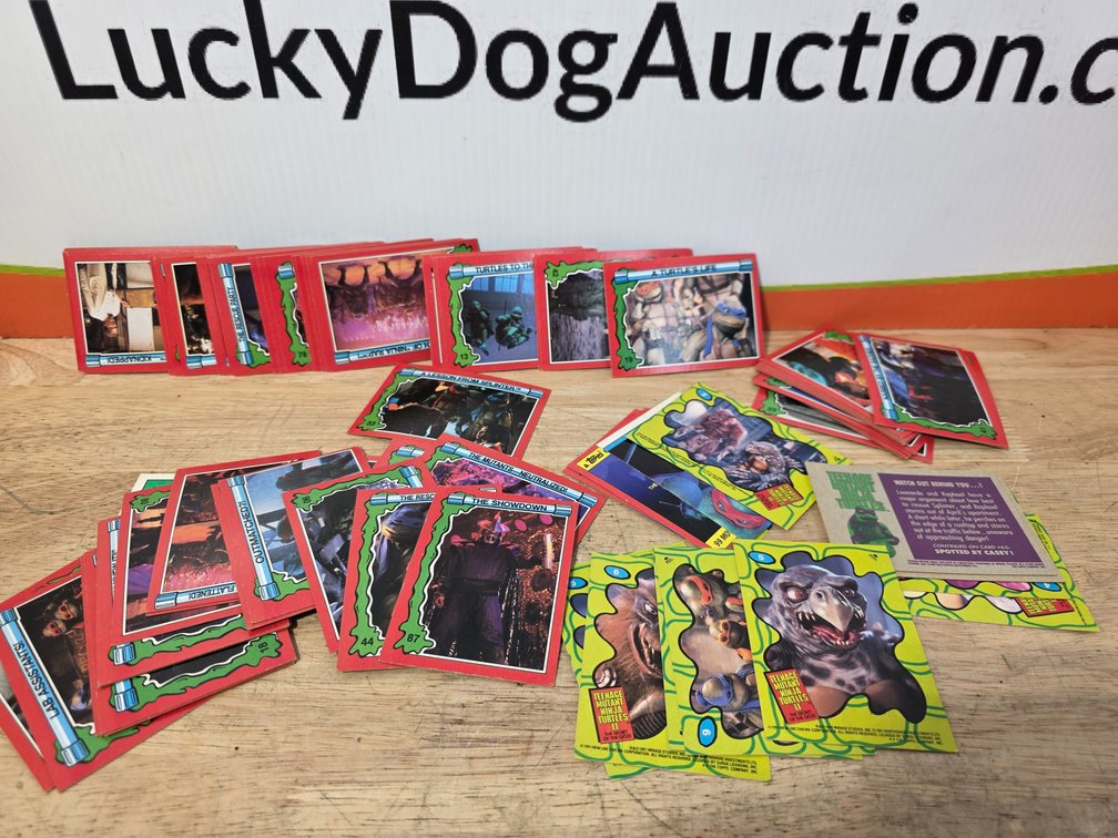 1990's Topps Teenage Mutant Ninja Turtles Trading Cards