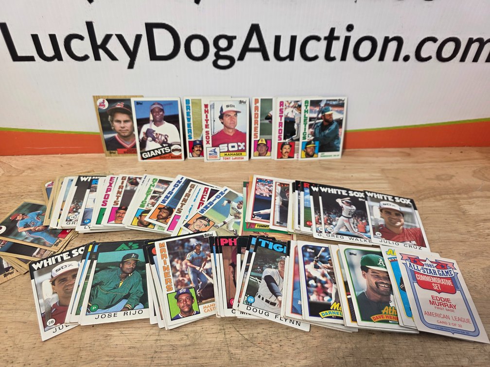 1980's Topps Baseball Trading Cards