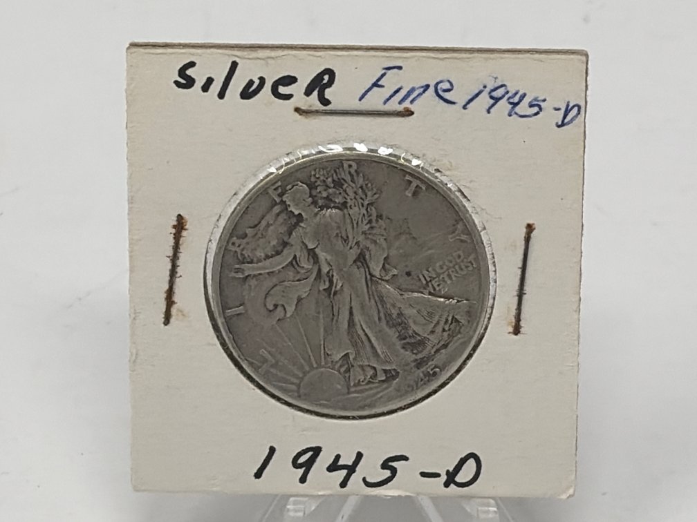 1945-D Walking Liberty Half Dollar Coin