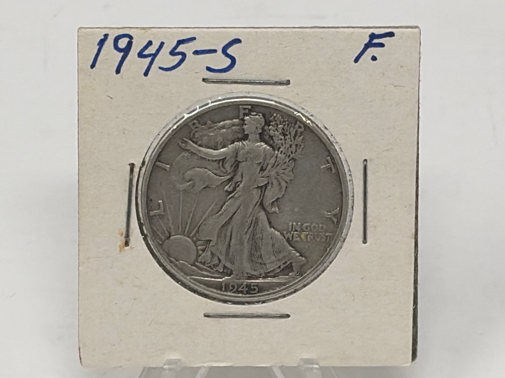 1945 Walking Liberty Half Dollar