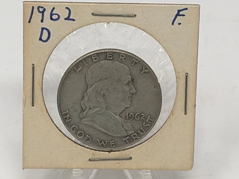 1962 Franklin Half Dollar Coin