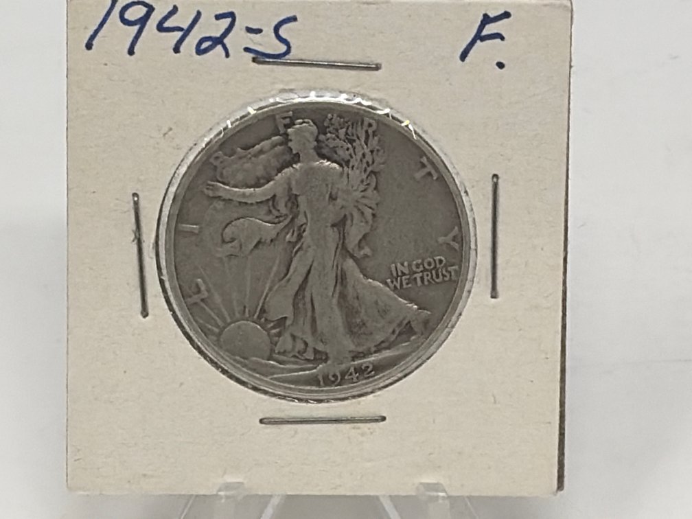 1942-S Walking Liberty Half Dollar