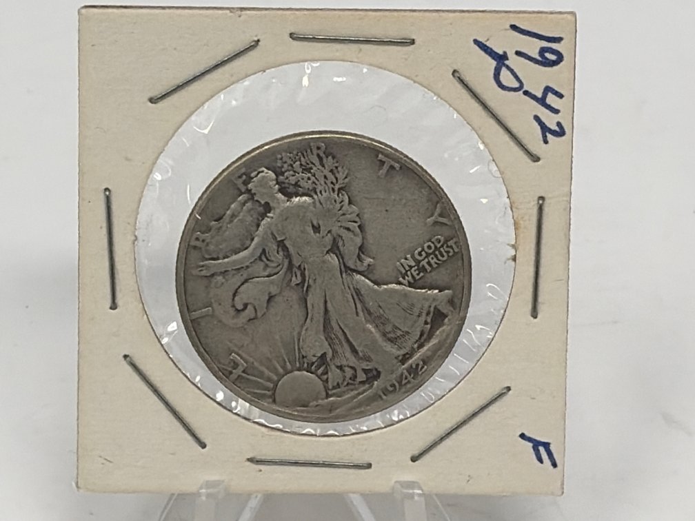 1942 Walking Liberty Silver Half Dollar