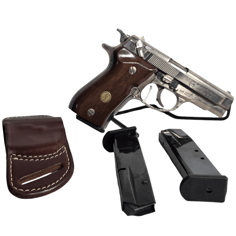 Browning BDA-380 Pistol - Serial MX02647 w/ 2 Magazines and Leather Belt Holster