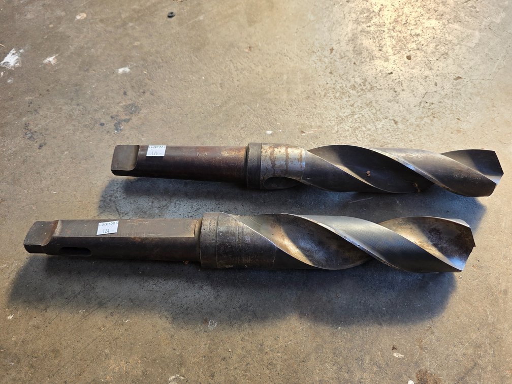 Large Industrial Taper-Shank Drill Bits – Metalworking