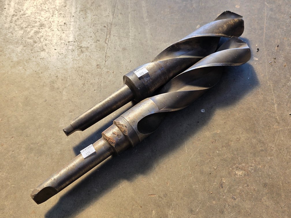 Large Industrial Taper-Shank Drill Bits – Metalworking