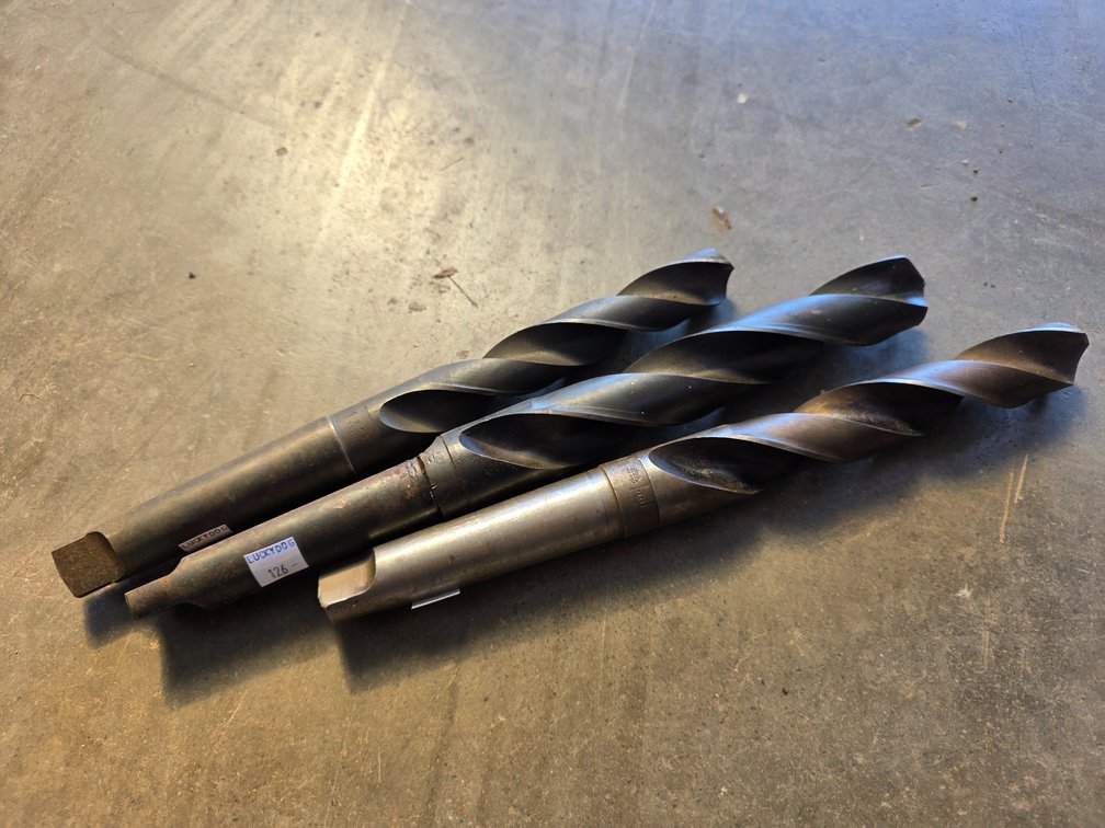 Large Industrial Taper-Shank Drill Bits – Metalworking