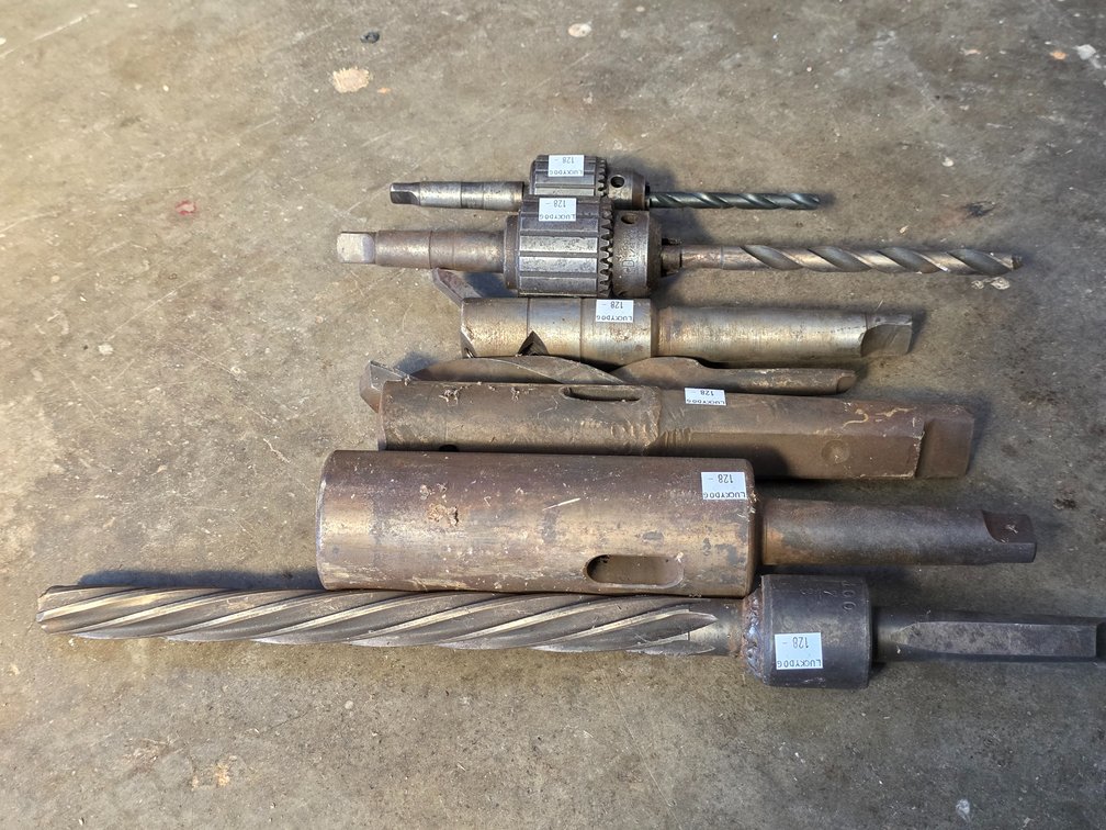 Large Industrial Taper-Shank Drill Bits – Metalworking