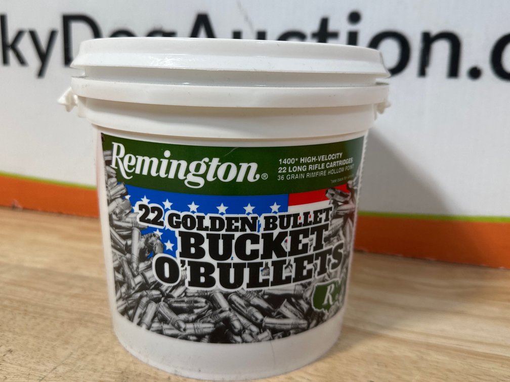 Remington 22 Golden Bullet Bucket O' Bullets .22 LR Ammo