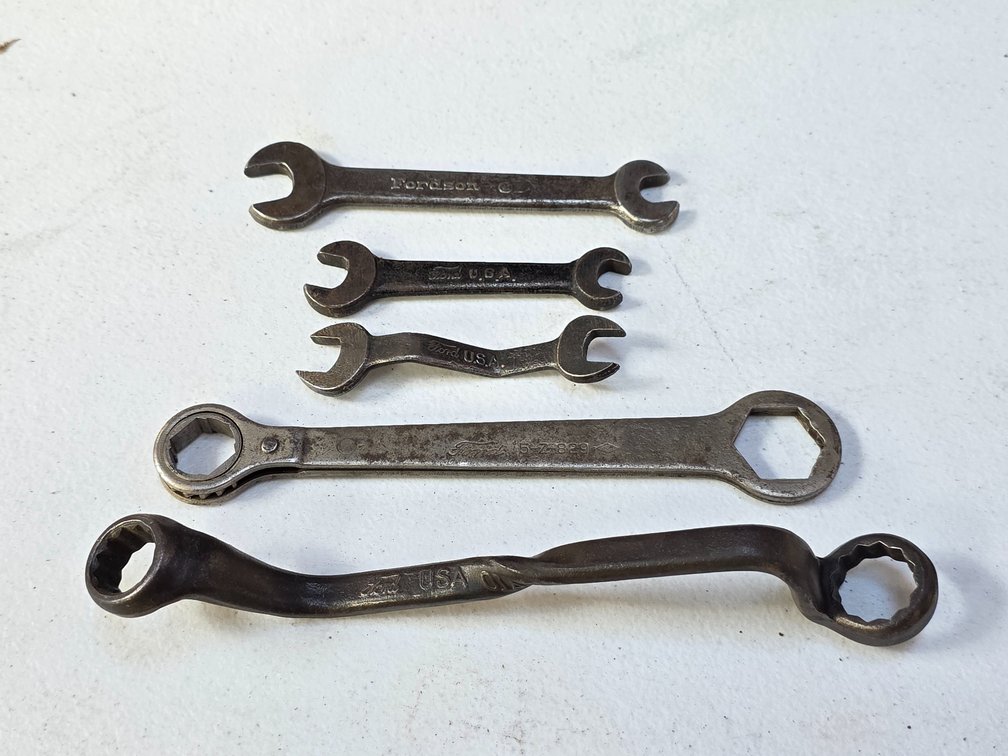Antique Ford / Fordson Wrenches - 5 Included