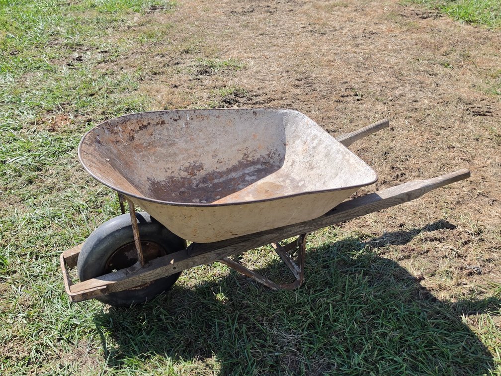 Metal Wheelbarrow