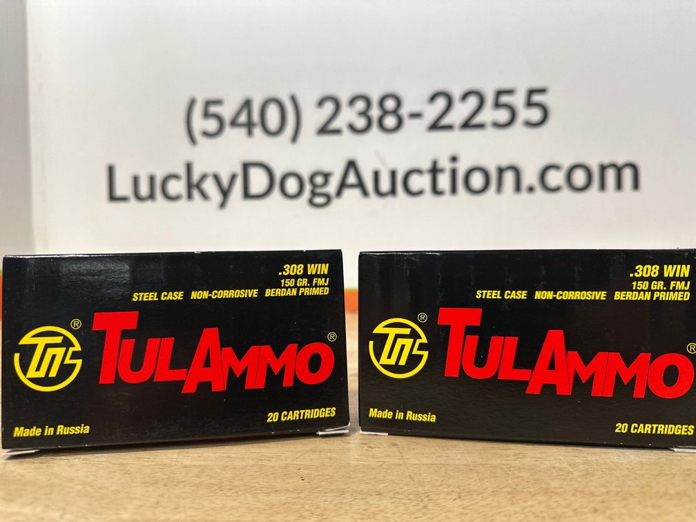 TulAmmo .308 Win 150 Gr. FMJ Rifle Ammunition