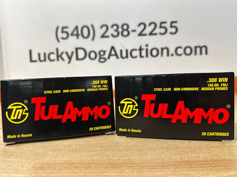 TulAmmo .308 Win 150 Gr. FMJ Rifle Ammunition