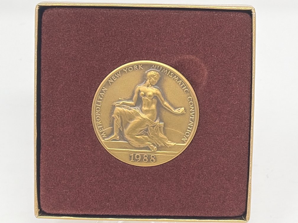 1988 Metropolitan New York Numismatic Convention Bronze Medal