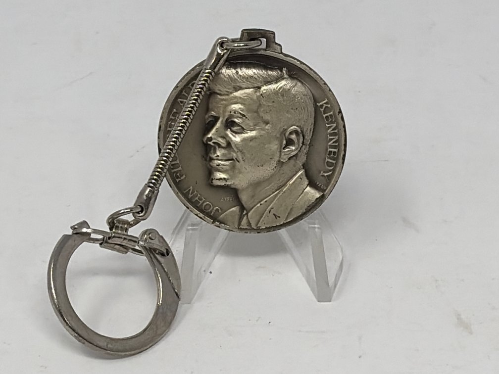 John F. Kennedy Commemorative Medallion Keychain