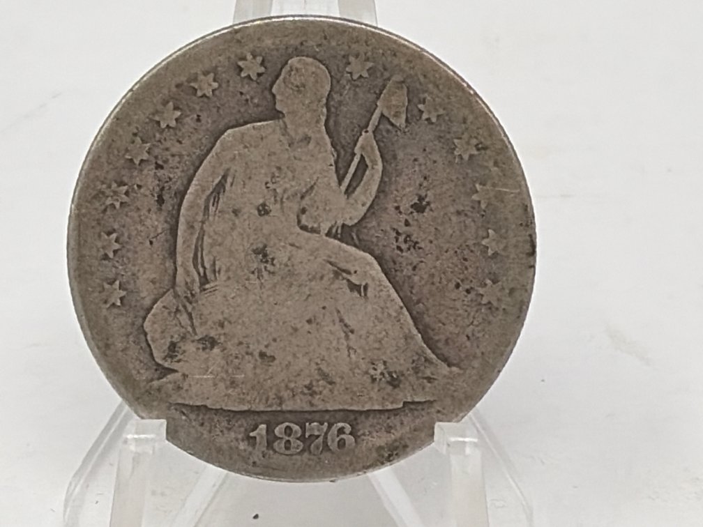 1876 United States Seated Liberty Half Dollar Coin