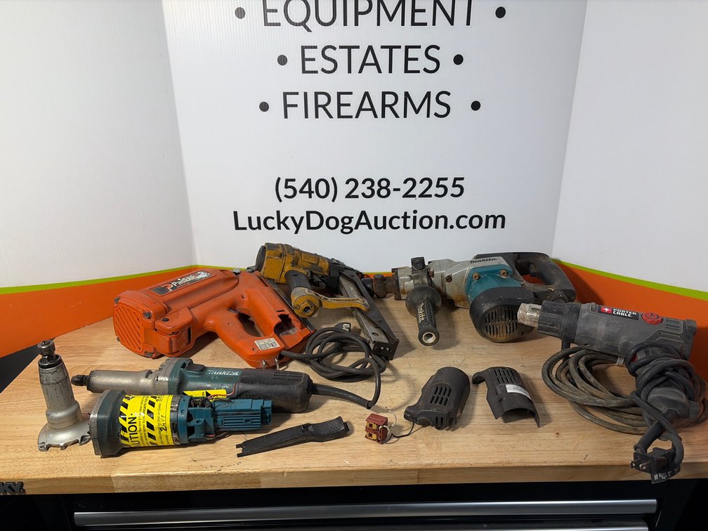 Framing Nailer, Rotary Hammer, Heat Gun, Stapler, and More