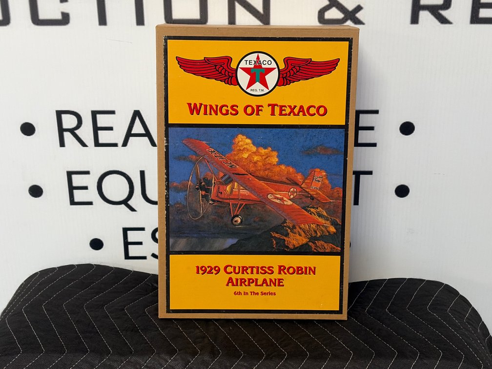 Wings of Texaco 1929 Curtiss Robin Airplane Coin Bank