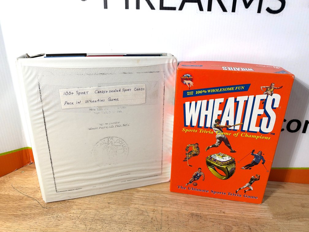 100 Sport Cards + Sealed Packs - Wheaties Sports Game - Baseball - UVA Football - College Basketball Stars