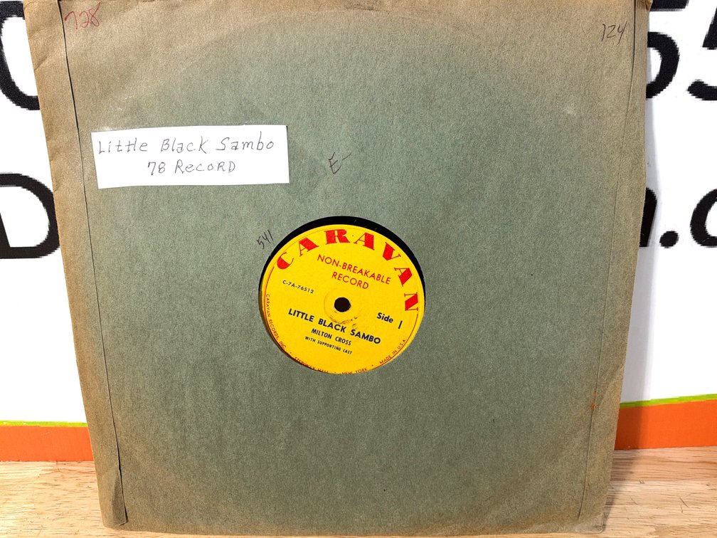Little Black Sambo 78 Record